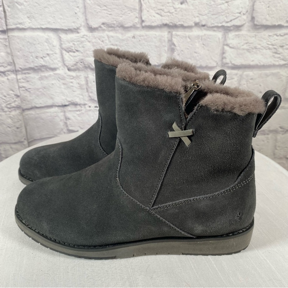 EMU Australia Beach Mini Boot Dark Grey Size 9